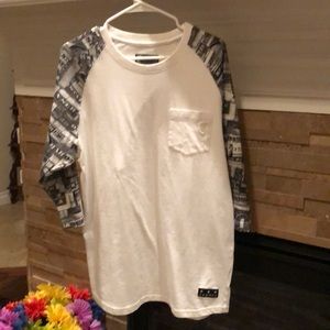 Men’s Famous Stars and Straps 3/4 sleeve NWOT